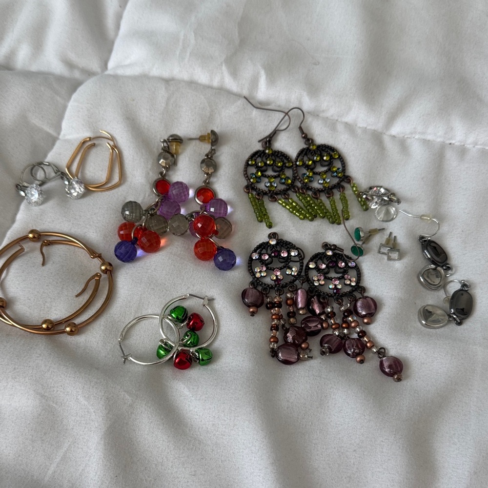 Chic Multicolor Beaded Earrings Collection